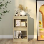 vidaXL Bibliothèque/Séparateur de pièce Chêne Sonoma 40x30x72 cm