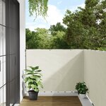 vidaXL Écran d'intimité de balcon blanc 800x120 cm PVC