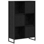 vidaXL Bibliothèque Chêne noir 68 x 30 x 108.5 cm Bois d'ingénierie