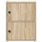 vidaXL Bibliothèque chêne sonoma 40x24x52 cm bois d'ingénierie