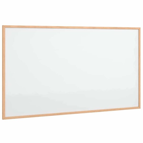 vidaXL Tableau blanc magnétique avec cadre en bois de pin massif 100 x 55 cm