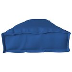 vidaXL Coussin de palette Bleu royal 200 x 40 x 8 cm Tissu Oxford