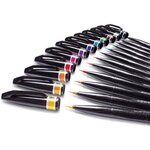 Stylo Feutre Sign Pen Artist Pointe Pinceau Extra Fine Noir x 12 PENTEL ARTS