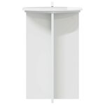 vidaXL Support de Plante 2 pièces Blanc brillant Ø40 x 60 cm