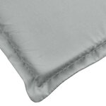 vidaXL Coussins de chaise à dossier bas lot de 4 gris clair mélangé
