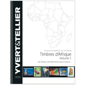 Catalogue Yvert de cotation timbres d'Afrique volume 1 - Afrique centrale à Ghana.