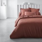 Taie d'oreiller - 63 x 63+5 cm uni - Terracotta
