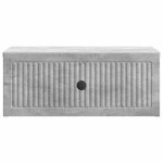 vidaXL Cabinet de chevet 2 Pièces Gris béton 49 x 34 5 x 20 cm