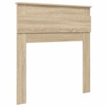 vidaXL Tête de lit Chêne Sonoma 90 cm Bois d'ingénierie