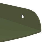 vidaXL Étagère Flottante d'Angle 4 pc Vert olive 18 x 18 x 2 cm