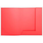 Paquet De 50 Chemises 2 Rabats Super 210 - 24x32cm - Rouge - X 5 - Exacompta