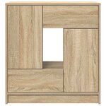 vidaXL Buffet avec tiroirs et portes chêne sonoma 70 5x34x74 5 cm