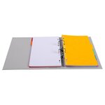 Classeur à levier PVC A4 dos de 70mm Gris x 10 EXACOMPTA