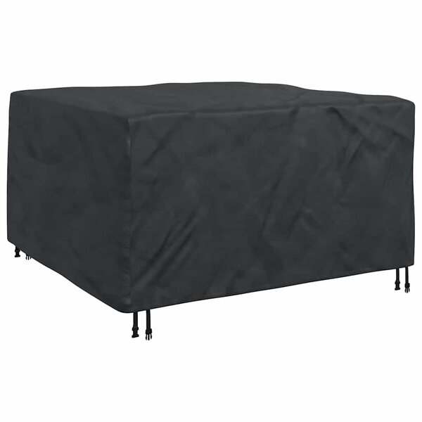 vidaXL Housse pour mobilier d'extérieur Noir 150 x 150 x 75 cm 600D