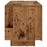 vidaXL Meuble TV vieux bois 100x35x40 cm bois d'ingénierie