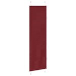 vidaXL Store plissé rouge bordeaux 65x200 cm largeur du tissu 64 4 cm