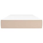 vidaXL Matelas à ressorts ensachés pour enfants fermeté moyenne 80x160 cm similicuir
