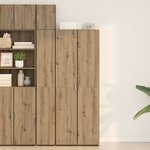 vidaXL Haut Armoire chêne artisanal 70 x 42.5 x 185 cm