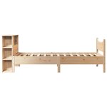 vidaXL Cadre de lit sans matelas 90x190 cm bois de pin massif