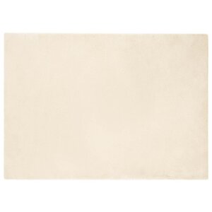 vidaXL Tapis en Fourrure Synthétique de Lapin Crème 200 x 280 cm