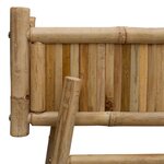 vidaXL Jardinière avec support Naturel 100 x 38 x 114 cm Bambou