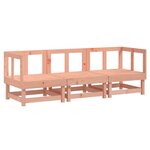 vidaXL Salon de jardin 3 Pièces bois massif douglas