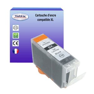 Cartouche compatible avec Canon Pixma iP3300, iP3500, iP4200, iP4300, iP4500;, iP5200, iP5200R remplace Canon PGI-5 Noire - T3AZUR