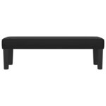 Banc banquette 100 x 30 x 30 cm synthétique noir 02_0010474