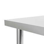vidaXL Table de travail de cuisine 120x60x85 cm Acier inoxydable