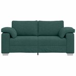 vidaXL Canapé Vert foncé 180 x 77 x 82 cm tissu