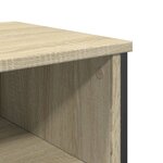 vidaXL Table console chêne sonoma 100x35x74 5 cm bois d'ingénierie