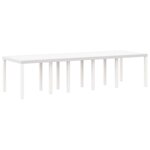 vidaXL Ensemble de salle à manger pour jardin avec coussin 13 Pièces