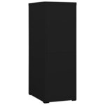 vidaXL Classeur Noir 46x62x133 cm Acier