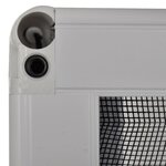 vidaXL Moustiquaire plissée pour fenêtre Aluminium 80 x 120 cm