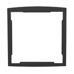 Cadre d'encastrement Noir Sablé RAL 2100 MS