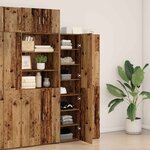 vidaXL Haut Armoire Bois ancien 40 x 42 5 x 185 cm