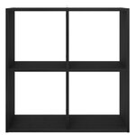Bibliothèque vidaXL Chêne Noir 68 5x32x68 5 cm Bois d'ingénierie