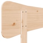 vidaXL Tête de lit 90 cm bois massif de pin