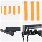vidaXL Auvent rétractable électrique 3 5 x 2 5 m