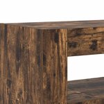 vidaXL Buffet Chêne fumé 116 x 30 x 75 cm Bois d'ingénierie