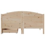 vidaXL Cadre de lit sans matelas 120x200 cm bois de pin massif