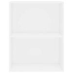 vidaXL Bibliothèque blanc 60x30x76 5 cm bois d'ingénierie