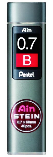 Etui de 40 Mines 0,7 mm AIN STEIN C277 dureté B PENTEL