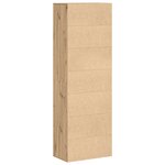 vidaXL Buffet Chêne Artisan 60x35x180 cm Bois d'ingénierie