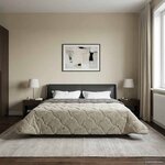 vidaXL Duvet d'hiver Matelassé Gris clair 220 x 260 cm