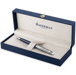 Waterman hémisphère l'essence du bleu stylo bille  bleu  recharge bleue pointe moyenne  coffret cadeau