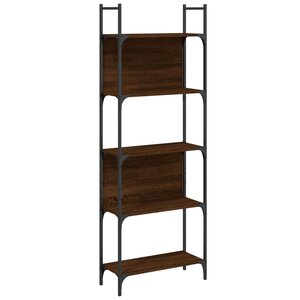 vidaXL Bibliothèque à 5 niveaux chêne marron 60 5x24x166 5 cm