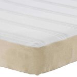 vidaXL Matelas de Lit avec matelas Vert 80 x 200 cm tissu