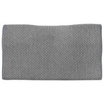 vidaXL Oreiller avec oreiller Gris 60 x 34 x 11 cm Polyester