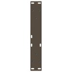 vidaXL Pieds de table basse en forme de V  2 pièces  acier naturel  38 x (42-43 3) cm